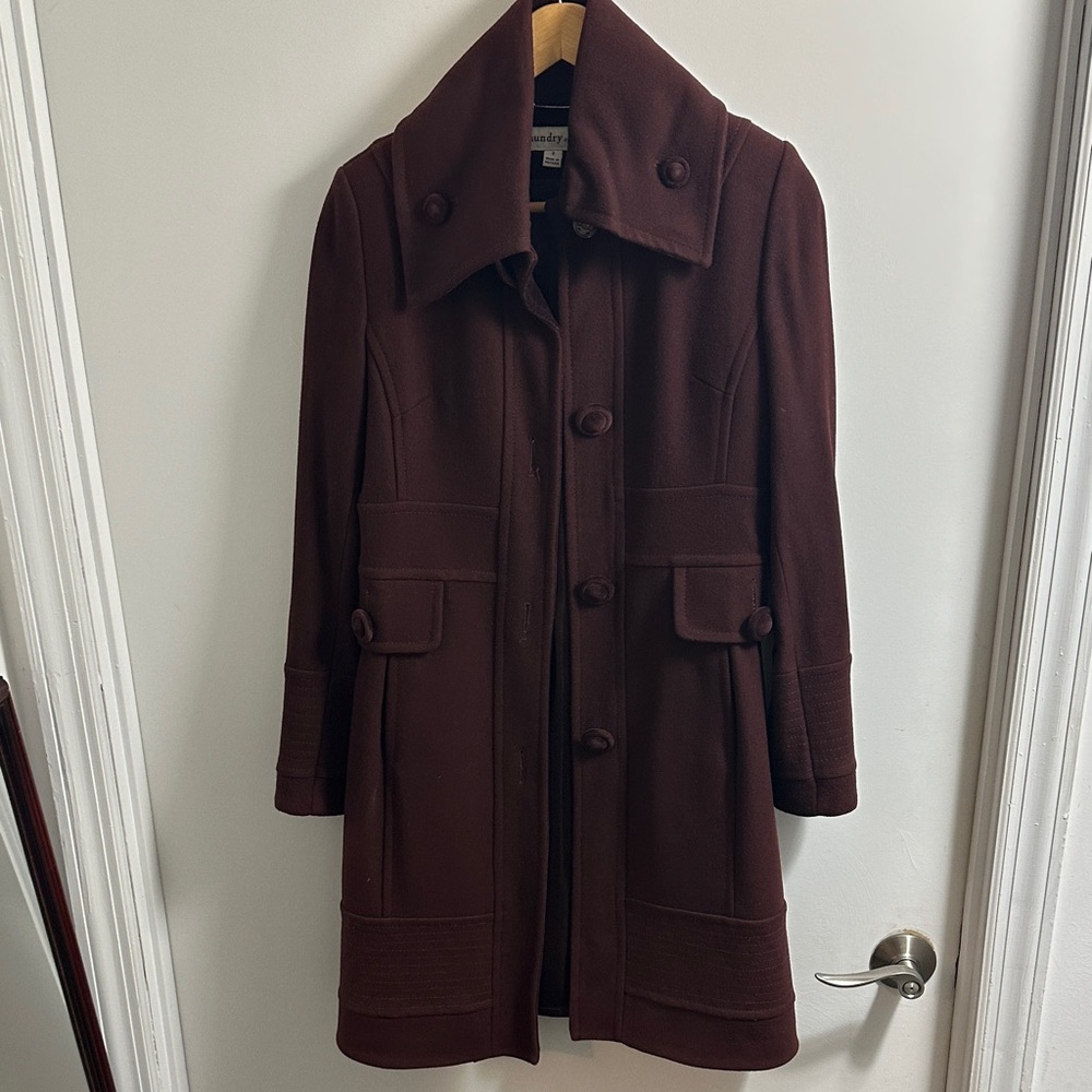 Laundry by Design Burgundy Trench Coat